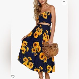 Amazon Flower Two Piece Set
